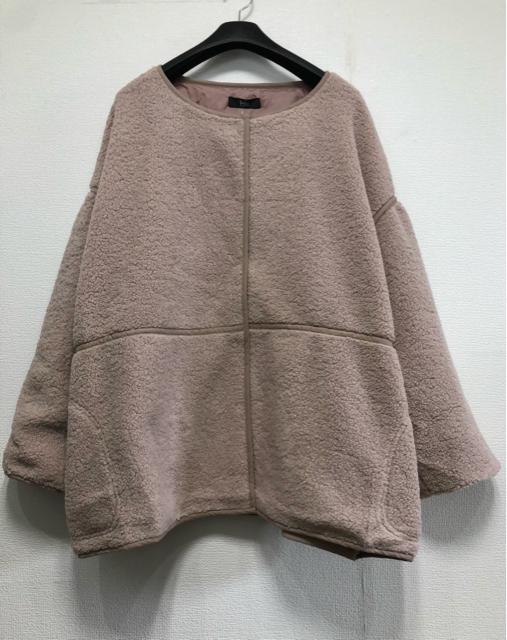 新品☆10L♪ピンク系♪もこもこボアかわいいコートうすかる☆w583 新品☆10L♪ピンク系♪もこもこボアかわいいコートうすかる