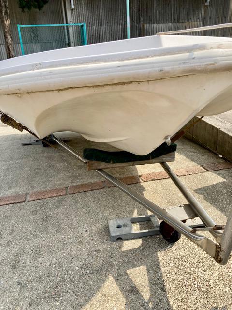 FRPボート!カタマラン型!#小型ボート2.70m、#2馬力、#船外機 ...