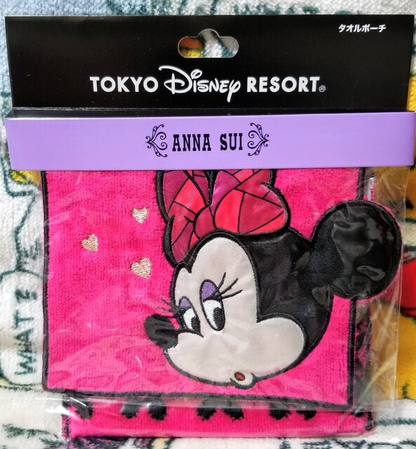 Tdr Anna Sui タオルポーチ ロゴ入り ミニーの大きなお顔 新品 中古のオークション モバオク Tdr Anna Sui タオルポーチ ロゴ入り ミニーの大きなお顔 新品 中古のオークション モバオク