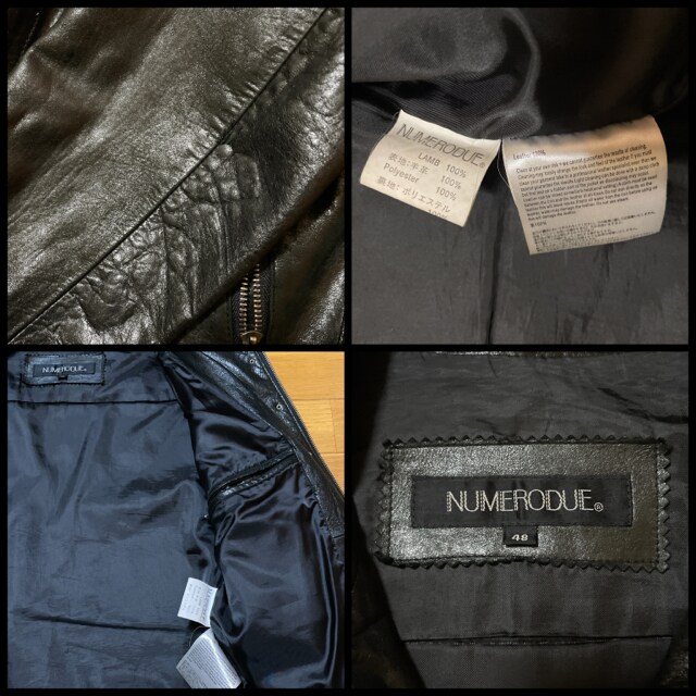 超cool Numerorudue ヌメロドゥーエ 本革 ベルト装飾 レザーライダース 男性ファッション 新品 中古のオークション モバオク