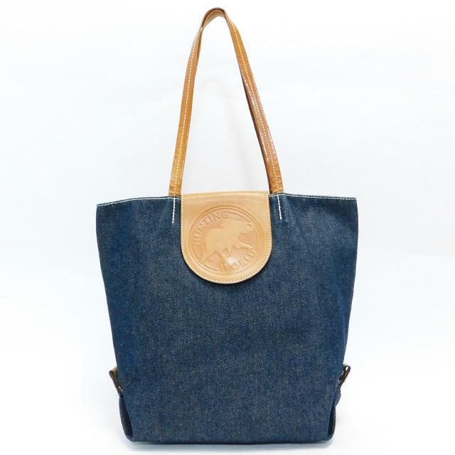 お取り寄せ】 【美品】ハンティングワールド トートバッグ - トートバッグ お取り寄せ】 【美品】ハンティングワールド トートバッグ - トートバッグ