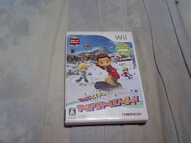Wii】ファミリースキー ワールドスキースノーボード | ゲーム本体/ソフト | 新品・中古のオークション モバオク Wii】ファミリースキー ワールドスキースノーボード | ゲーム本体/ソフト | 新品・中古のオークション モバオク