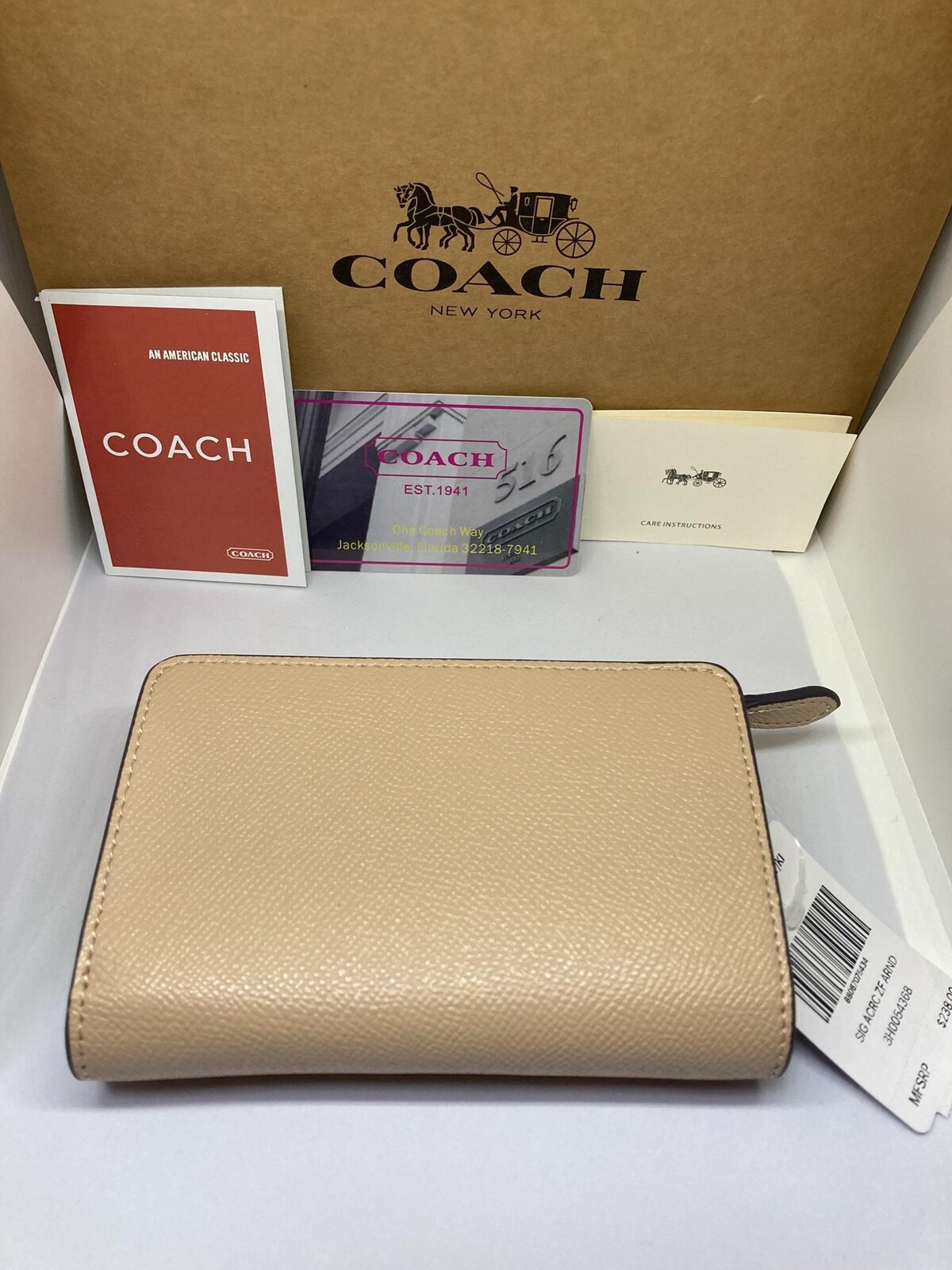COACH　コーチ　C6390　二つ折り財布　クロスグレイン　ミディアム アウトレット ショップ 通販ファッション - COACH コーチ C6390