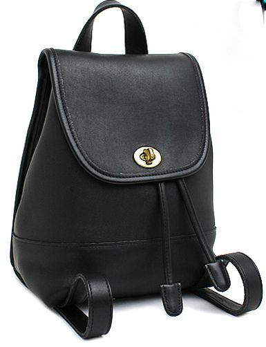 正規品COACHコーチ☆黒レザーリュックサック | コーチ/Coach | 新品 ...
