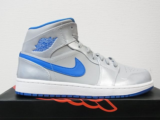 air jordan 1 mid wolf grey sport blue