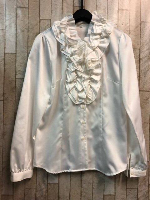 新品 M 白フォーマルブラウス フリル衿セレモニーにも N851 女性ファッション 新品 中古のオークション モバオク No 新品 M 白フォーマルブラウス フリル衿セレモニーにも N851 女性ファッション 新品 中古のオークション モバオク No