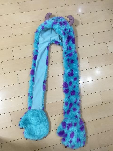 ディズニーランド モンスターズインク サリー 手袋 マフラー 新品 中古のオークション モバオク