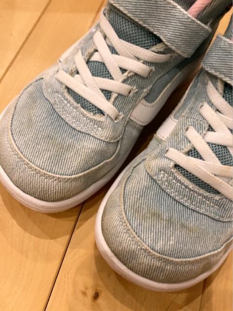 Vans薄めデニムストーン可愛い合わせやすいスニーカー19センチ キッズ ベビー 新品 中古のオークション モバオク