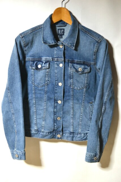 新品 Gap ギャップ デニムジャケット ジージャン M レディース ギャップ Gap 新品 中古のオークション モバオク