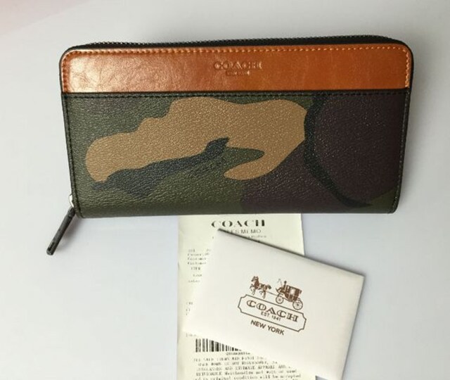 Coach コーチ迷彩 F 長財布 メンズスサイフアウトレット 新品 中古のオークション モバオク