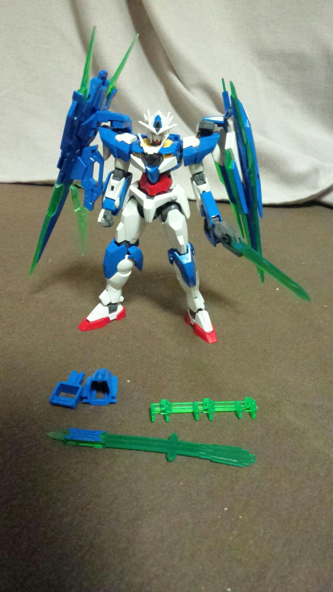 HG ダブルオーザンライザーセブンソード/Gフルセイバー 素組