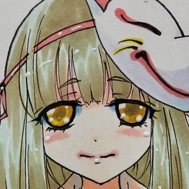 お祭り狐面の浴衣女の子 オリジナル自作イラスト 新品 中古のオークション モバオク お祭り狐面の浴衣女の子 オリジナル自作イラスト 新品 中古のオークション モバオク