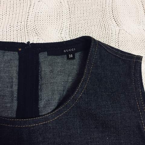 GUCCI 美品 デニム ノースリーブトップス | グッチ/Gucci | 新品・中古