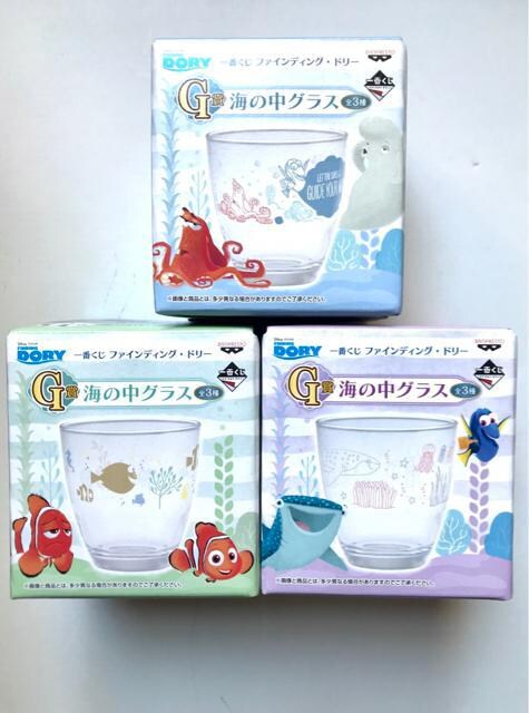 送料無料 ディズニー ファインディングドリー 海の中グラス Set アニメ コミック キャラクター 新品 中古のオークション モバオク No