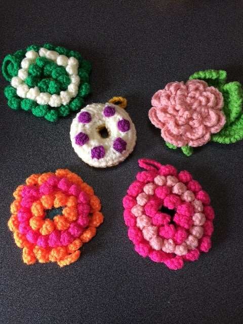 ハンドメイド アクリルたわし毛糸たわし5個セットお花ドーナツ 新品 中古のオークション モバオク ハンドメイド アクリルたわし毛糸たわし5個セットお花ドーナツ 新品 中古のオークション モバオク