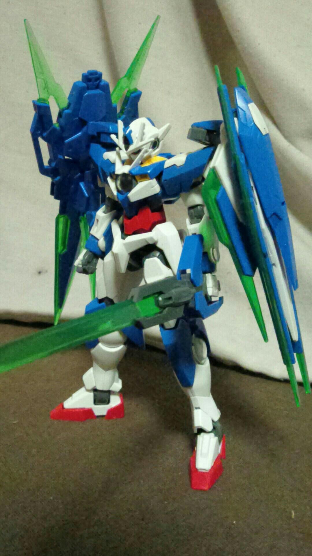 HG ダブルオーザンライザーセブンソード/Gフルセイバー 素組