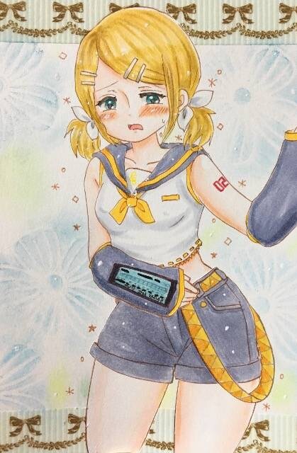 自作イラスト Vocaloid 鏡音リン 我慢顔 ロリ系 ショーパン 新品 中古のオークション モバオク 自作イラスト Vocaloid 鏡音リン 我慢顔 ロリ系 ショーパン 新品 中古のオークション モバオク
