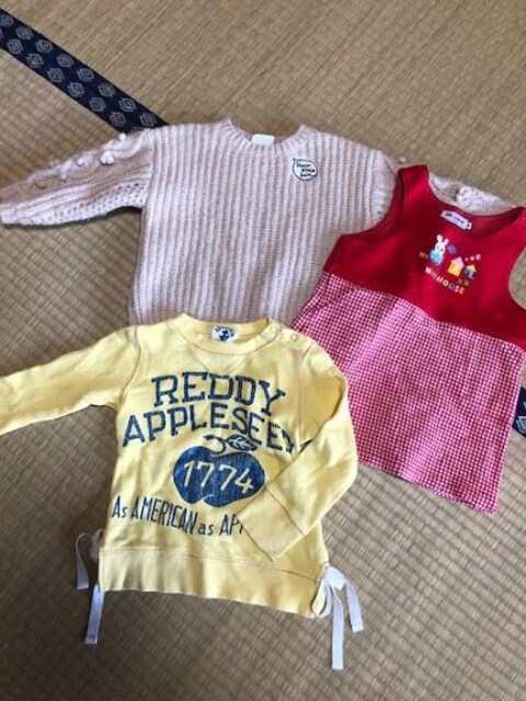 ミキハウスなどワンピース長袖まとめ売り女の子90 ミキハウス Mikihouse 新品 中古のオークション モバオク