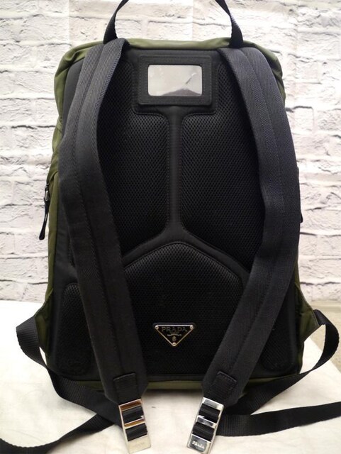 2018美品◇PRADAプラダ VZ0062 男女可 ミリタリー ナイロン リュック