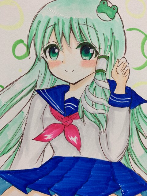 自作イラスト 東方project東風谷早苗 パンチラ 新品 中古のオークション モバオク 自作イラスト 東方project東風谷早苗 パンチラ 新品 中古のオークション モバオク