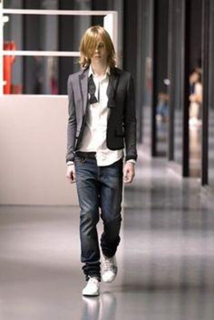 美品◇Dior Homme ディオールオム 8E3111730708 ストレッチ混 ノン