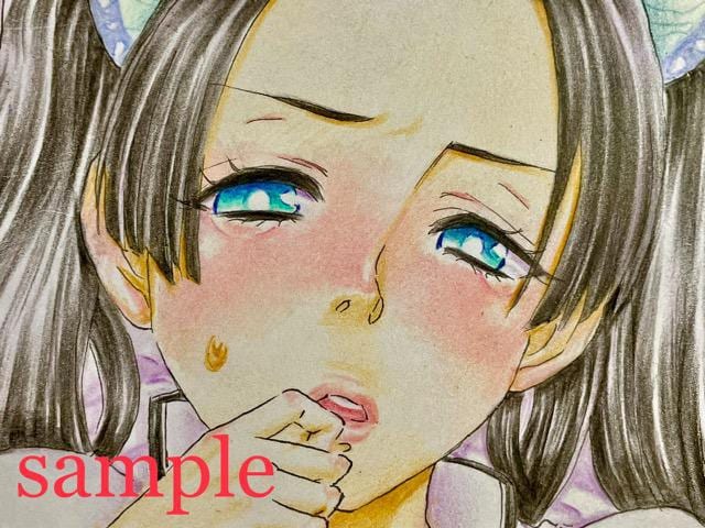 自作イラスト 原画 鬼滅の刃 神崎アオイ 御奉仕 たくし上げ 男性向け 新品 中古のオークション モバオク