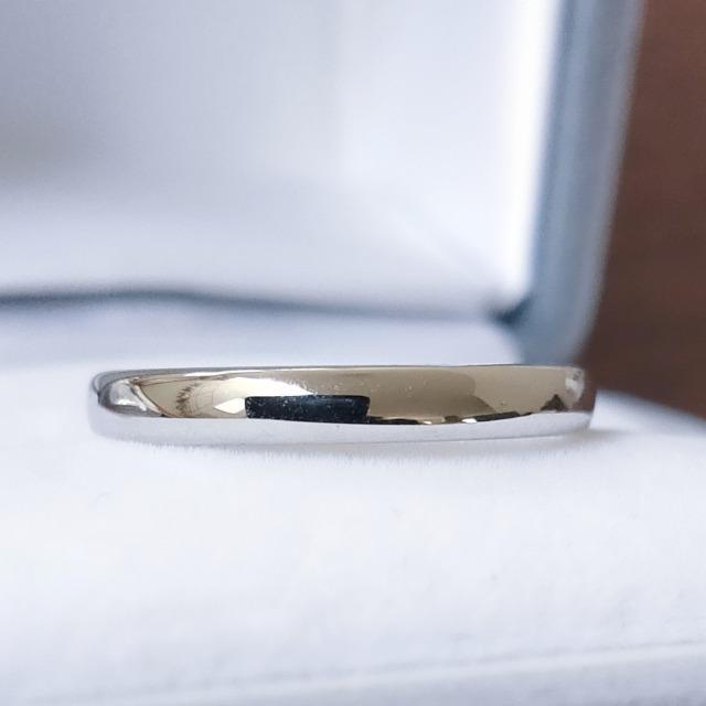 ティファニー クラシック バンドリング Pt950 3.0mm 5.5g ...