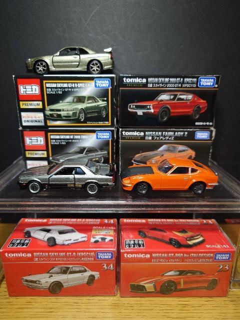 トミカプレミアム 日産スカイライン６台セット 1スタ☆トミカプレミアム6台日産車セット☆スカイライン