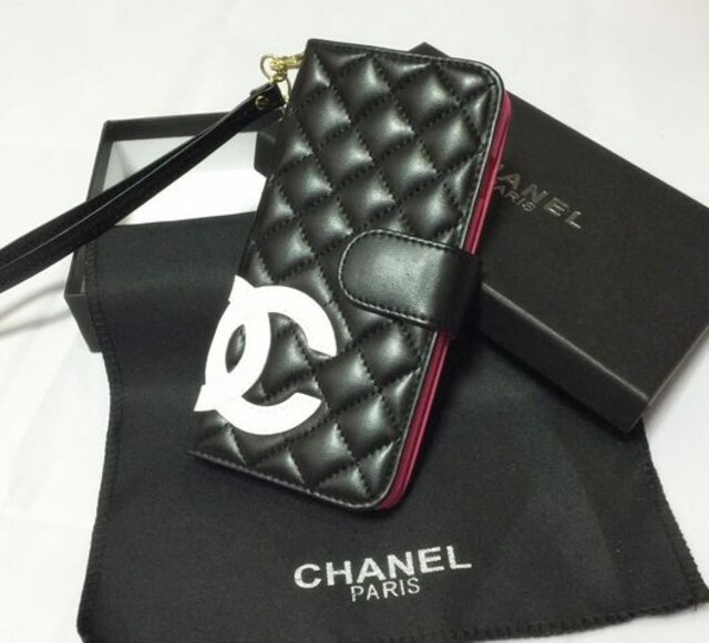 新品 Chanel シャネル スマホケースiphone6 6s黒ノベルティ 新品 中古のオークション モバオク