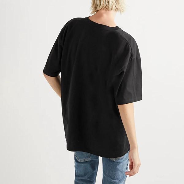 CELINE(セリーヌ) ルーズ Tシャツ コットン プリント ユニセックス 中古通販のオフモール CELINE(セリーヌ) Tシャツ サイズ:L(身長170) 色:ブラック Tシャツ/カットソー(半袖/袖なし)