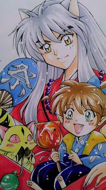 自作イラスト 犬夜叉 七宝ちゃん 雲母 みんなでお祭り 新品 中古のオークション モバオク 自作イラスト 犬夜叉 七宝ちゃん 雲母 みんなでお祭り 新品 中古のオークション モバオク