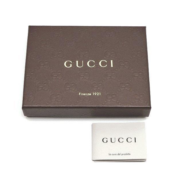 ◇ 新品 本物 ◇ GUCCI グッチ 2つ折り財布 小銭入れなし GG ◇ 新品 本物 ◇ GUCCI グッチ 2つ折り財布 小銭入れなし GG