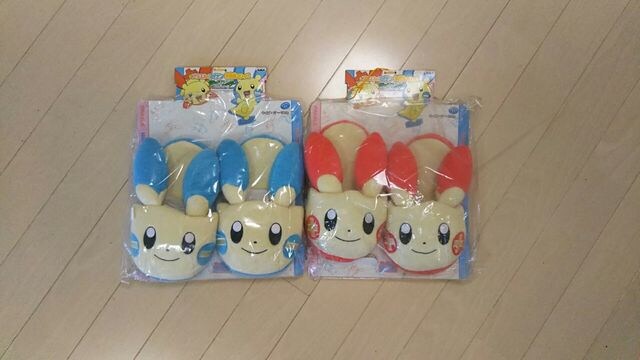 ポケモン プラスル マイナン子供用スリッパ 新品 中古のオークション モバオク