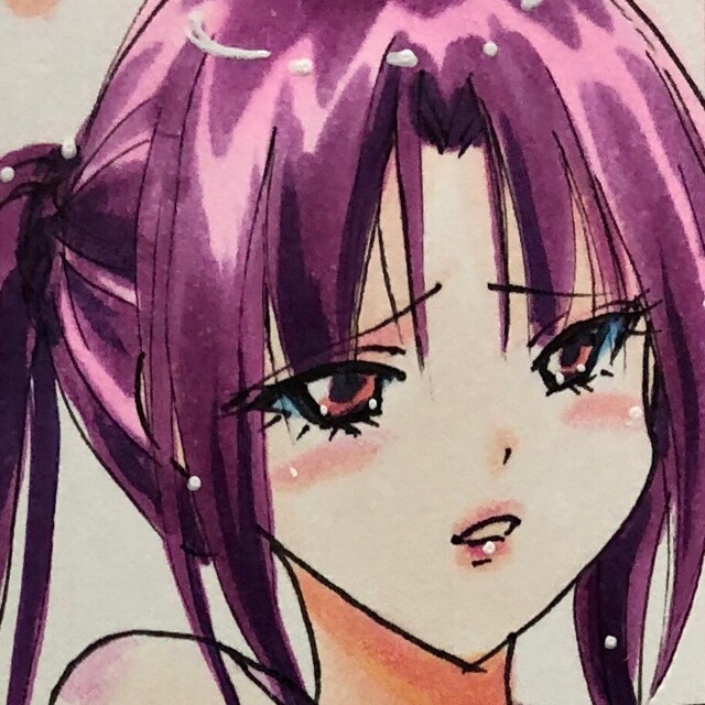 ランジェリーセクシー美女 紫髪色 オリジナル自作イラスト 新品 中古のオークション モバオク ランジェリーセクシー美女 紫髪色 オリジナル自作イラスト 新品 中古のオークション モバオク