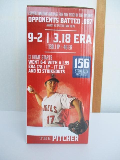 【新品未使用】大谷翔平エンゼルス2021年ヒストリックシーズン記念ボブルヘッド 大谷翔平 ボブルヘッド人形 エンゼルス 2021年ヒストリック