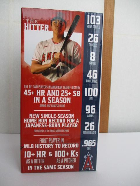 希少品 大谷翔平 エンジェルス ヒストリックシーズン記念ボブルヘッド 大谷翔平 ボブルヘッド人形 エンゼルス 2021年ヒストリック