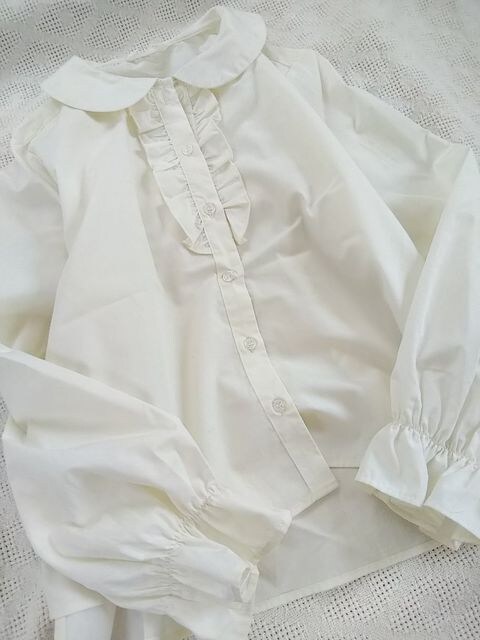 Ehka Sopo フリル使いの襟かわいいブラウス 美品 新品 中古のオークション モバオク Ehka Sopo フリル使いの襟かわいいブラウス 美品 新品 中古のオークション モバオク