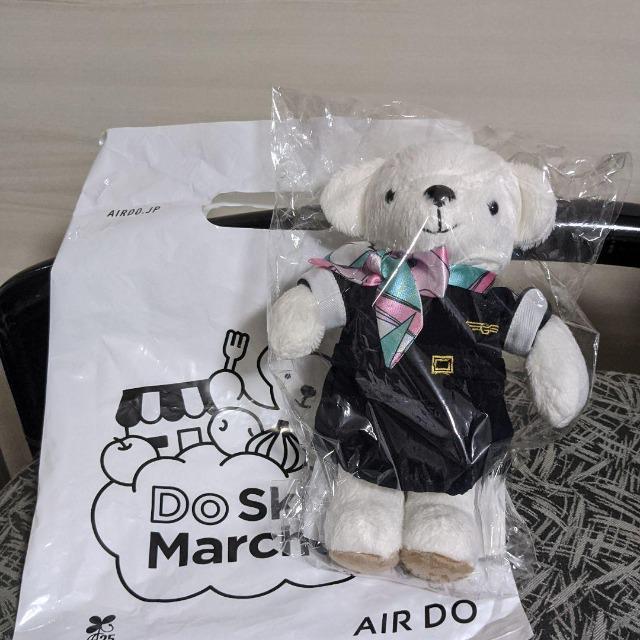 古典 ベア・ドゥぬいぐるみ2つセット AIRDO エアドゥ中古品 - ぬいぐるみ