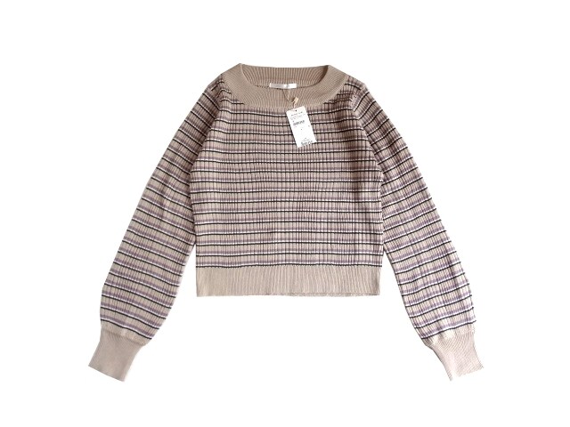 新品 レトロガール Retro Girl リブ ニット セーター M