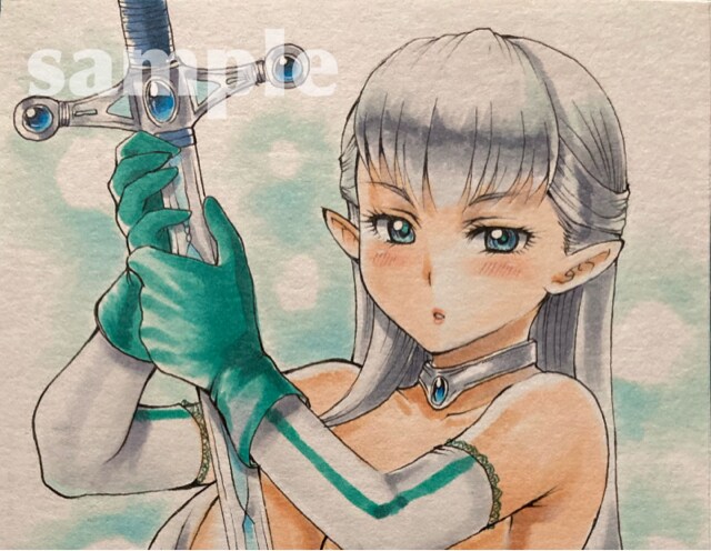 自作イラスト オリジナル エルフの剣士 新品 中古のオークション モバオク 自作イラスト オリジナル エルフの剣士 新品 中古のオークション モバオク