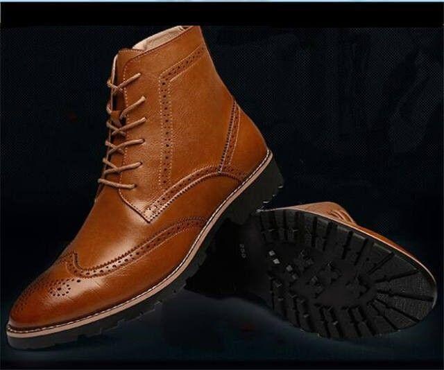 ブローグブーツ メンズマーティンブーツ イギリス風 男性ファッション 新品 中古のオークション モバオク