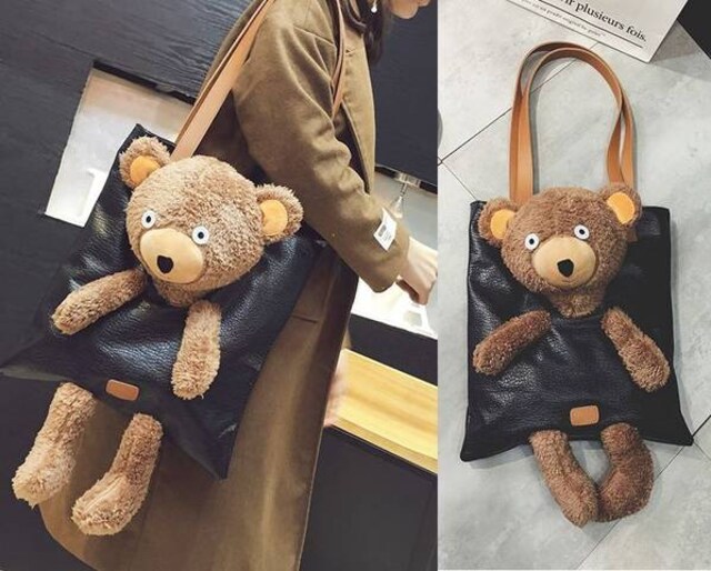 新品 くまちゃんぬいぐるみトートバッグ マザーズバッグにも黒ブラック 新品 中古のオークション モバオク 新品 くまちゃんぬいぐるみトートバッグ マザーズバッグにも黒ブラック 新品 中古のオークション モバオク