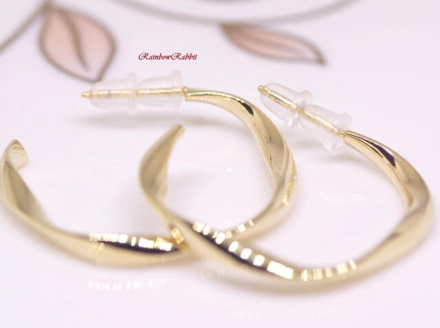 18k Rgp ゴールド リング ピアス Gp5297 女性アクセサリー 時計 新品 中古のオークション モバオク
