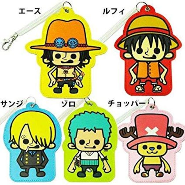 ワンピース パンソンワークス キャラタグ パスケース 全5種セット アニメ コミック キャラクター 新品 中古のオークション モバオク