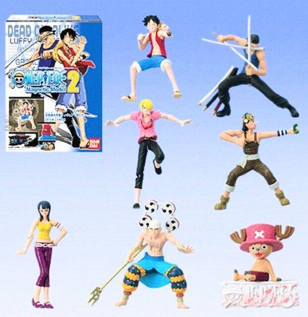 One Piece マグネット フィギュア ８体セット ワンピース アニメ コミック キャラクター 新品 中古のオークション モバオク