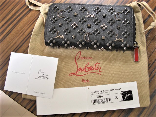 本物】クリスチャンルブタン☆パネトーネ☆長財布☆USED | 新品・中古