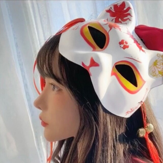 新品 8131 赤花黄 きつねのお面 狐 キツネ 女性ファッション 新品 中古のオークション モバオク 新品 8131 赤花黄 きつねのお面 狐 キツネ 女性ファッション 新品 中古のオークション モバオク