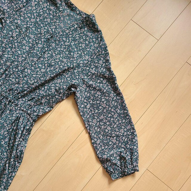 フェリシモ 大きいサイズ 花柄ロングワンピース 秋 新品 中古のオークション モバオク