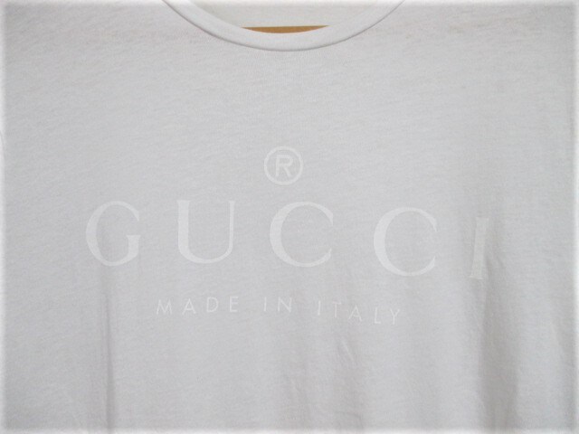 絶妙なデザイン グッチ Gucci 正規品 Tシャツ ブラック トップス メンズ S ロゴ Harunatsu Shinsaku