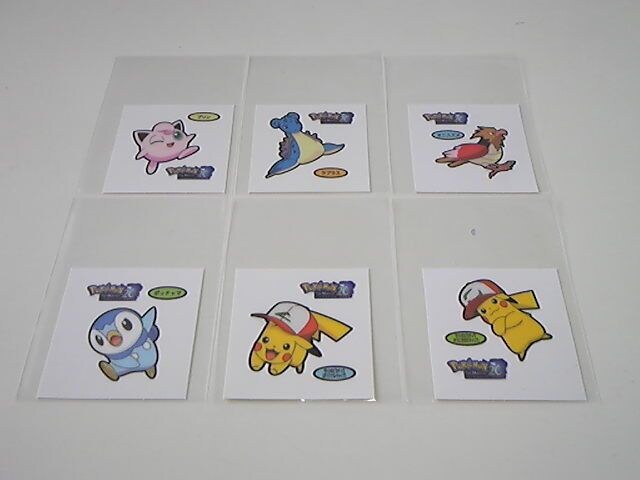ポケモン デコキャラ シール 18枚セット サトシのピカチュウ ポッチャマ 他 新品 中古のオークション モバオク